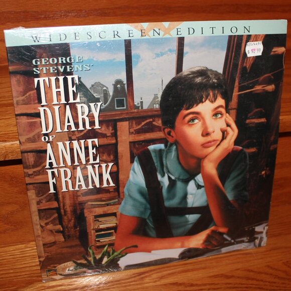 3/$118- new sealed 1995 THE DIARY OF ANNE FRANK (1959) Laserdisc Millie Perkins - Picture 1 of 5